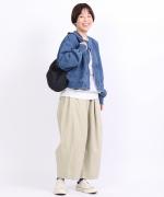 INDIGO 裏毛&ピグメントダイ　ブルゾン